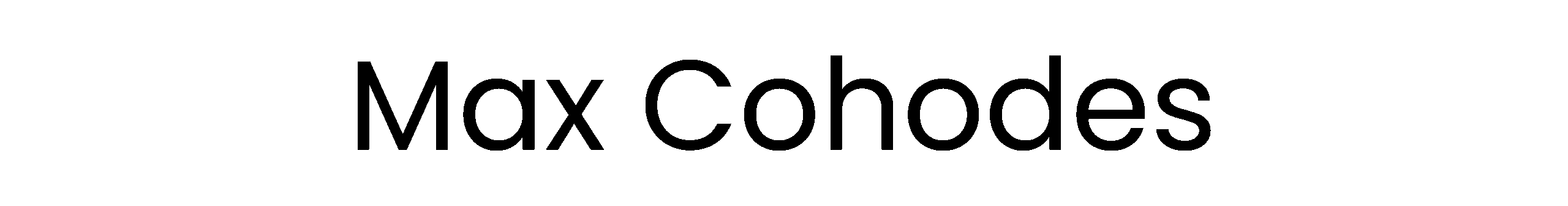 Max Cohodes logo